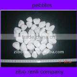 Polished Glass Pebbles Rock Lots of Decorative Natural White Stones for Aquarium thumbnail-1