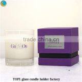 Purple Votive Candles Bulk Medium Jar Glass Candlestick Holders