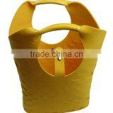 2017 New Hollow Design Eco Friendly Polyester Material Handmade Shopping Tote Bag Hand Bag China Supplier thumbnail-1