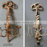 Wholesales Hand Made Interior Iron Wall Candle Holder thumbnail-3