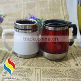 Cheap Gift Double Wall Stainless Steel Mug With Handle thumbnail-1