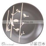 Bulk Ceramic Dinner Plate and Dish Stoneware Dish Plate Purple Color