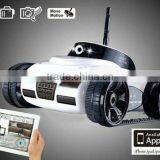 2013 New Hot Toys New Design WiFi Car Tank Iphone ,Ipad,Ipod Control Tank With Camera Wifi Remote Controlled Toy Car