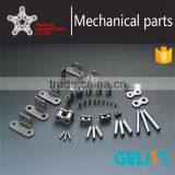 Professional OEM Customized Metal Mechanical Parts Chains Parts Roller Bush Pin Plate thumbnail-1