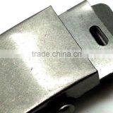 High Quality, Hot Sale1 Inch Garment Cloth Metal Stamping Steel Military Buckle Antique Nickel Plate With Tip thumbnail-5