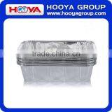 5pcs Square Disposable Aluminum Foil Pans Aluminium Foil Food Contatiner Trays Aluminum Foil Plates for Fast Food thumbnail-3