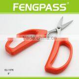 S2-1376 6" Plastic Handle With High Quality Stainelss Steel Cutting Grape Garden Scissors thumbnail-4