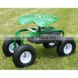 Four-wheel Garden Tool Cart Rolling Garden Seat Cart TC1852,garden Seat Tool thumbnail-2