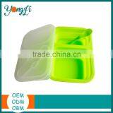 Collapsible Takeaway Non Toxic Food Storage Container Screw Lid thumbnail-1