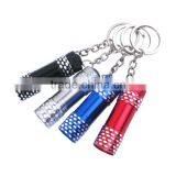 3 LED Promotion Mini Aluminium Light Wholesale LED Flashlight Keychain