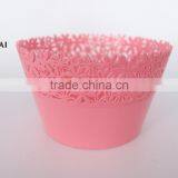 2016 New Style Plastic pp Circular Fruit Basket With Sunflower thumbnail-2