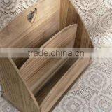 2016 New Design Customed Office Supplies Wooden Office Magazine File Boxes / Holders / Organizers for Document Files thumbnail-3