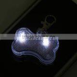 Pet Dog Cat LED Flash Bone Safety Pendant Collar Circular Light Clip Visable Worldwide Store thumbnail-6