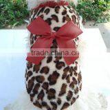New Pet Dog Puppy Cat Winter Leopard Clothes Cute T-Shirt Soft Warm Coat Hot Selling thumbnail-3