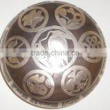 High Quality Handmade in Nepal Tibetan Calendar Meditation Singing Bowl thumbnail-3