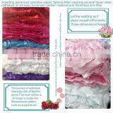 Top Selling--2PCS 13 Colors Elastic Spandex Banquet Chair Cover With Satin Rosette Back For Wedding Party Hotel Decoration thumbnail-6