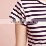 Stripe Casual T Shirt Dress Hot Sale Summer Beach Woman Dress thumbnail-3