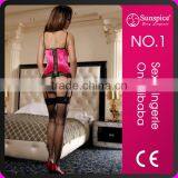 2017 New Design Sunspice Sexy Red Mature Waist Trainer Corset Lingerie thumbnail-2