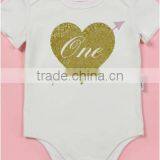 Baby Romper Birthday Print (gliiter, Color). no Minimum Quantity Required! 3days Ready to Send. thumbnail-2