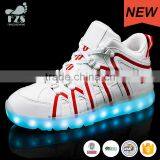 HFJH-18 Wholesale PU Low MOQ Led Sports Men Shoes thumbnail-5