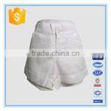 Casual High Waisted Linen Hot Sale Women Shorts thumbnail-1