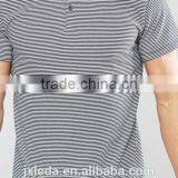 Latest Design Stripe Jersey 100% Cotton Men Polo Shirt OEM/ODM Service thumbnail-3