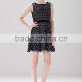 Black Hole Pattern Ladies Fresh Style Smart Crochet Casual Dress SR-D9783 thumbnail-4