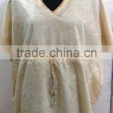LADIES SANDWASH DYE BREATHABLE KAFTANS BEACHWEAR thumbnail-2