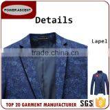 Wholesale Fashion Men'S Printed Suit Polyester Jacket Blzer Made In China thumbnail-4