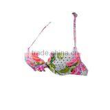 Young Girl Pink Floral Bikini Photos Bra Sexy Bikini thumbnail-4