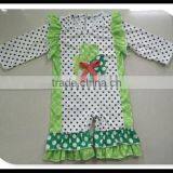 Lovely Hot Pink Damask Baby Girl Onesie Cute Cotton Seersucker Baby Heart Pattern Ruffles Rompers Soft Baby Girl Cotton Romper thumbnail-4