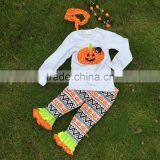 Halloween Pumpkin Outfit Kids Pumpkin Outfits Halloween Boutique Outfits Girls Halloween Sets Girls Halloween Pants Sets thumbnail-1