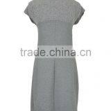 Cozy Dark Grey Turtleneck Maternity Dress 2015 thumbnail-3