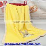 Lovely Deer Embroidered Overlocking Soft Baby Blanket thumbnail-2