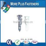 Made in Taiwan Carbon Steel Tapping Screw With Colorful Nylon Anchor thumbnail-2