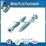 Made in Taiwan Flat Head Hi Lo Thread Special Furniture Confirmat Special Screw thumbnail-5
