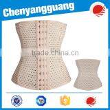 Waist Training Corsets 2016 New 100% Latex Waist Cincher Front Zipper Corset With Hooks Gaine Sheath thumbnail-6