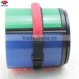 Red Bandage Hook and Loop Fastening Tape With Buckle for Luggage