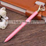 Hot Sale High Quality Ball Pen With Diamond on Top Metal Ballpoint Pen thumbnail-3