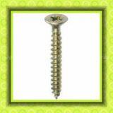 C1022 Oval Head Yellow Zinc Plated Chipboard Screw thumbnail-2
