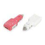 Protable Colorful 2100ah USB Car Adaptor Iphone / Ipod Car Adapters