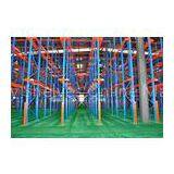 Medium Duty Multiple Drive In Pallet Rack With Powder Coat Paint Finish