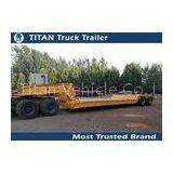 100-150 Ton Lowboy Heavy equipment hauling trailers vehicle 2 lines 4 axles