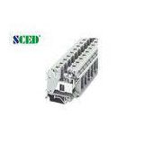 15.2mm , 600V 115A Din Rail Mounted Terminal Blocks For Industry Control