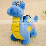 professional on custom blue dinosaur cheap animal stuffed plush soft toy