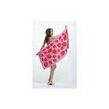 Cotton Velour Reactive Printed Beach Towel
