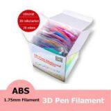 20 Colors 1.75mm ABS 3D Pen Filament (20 Rolls Per Carton)