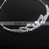 Pretty Tiara Wedding Bridal Crown Clear Rhinestones Crystal Headband thumbnail-4