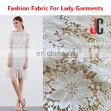 100% polyester african lace fabrics ,chemical lace embroidery fabric for lady garments high quality lace fabric