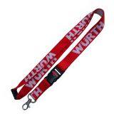 Wholesale Personalised Custom Double Sided Embroidery Jacquard Woven Logo Lanyard for Promotion thumbnail-5